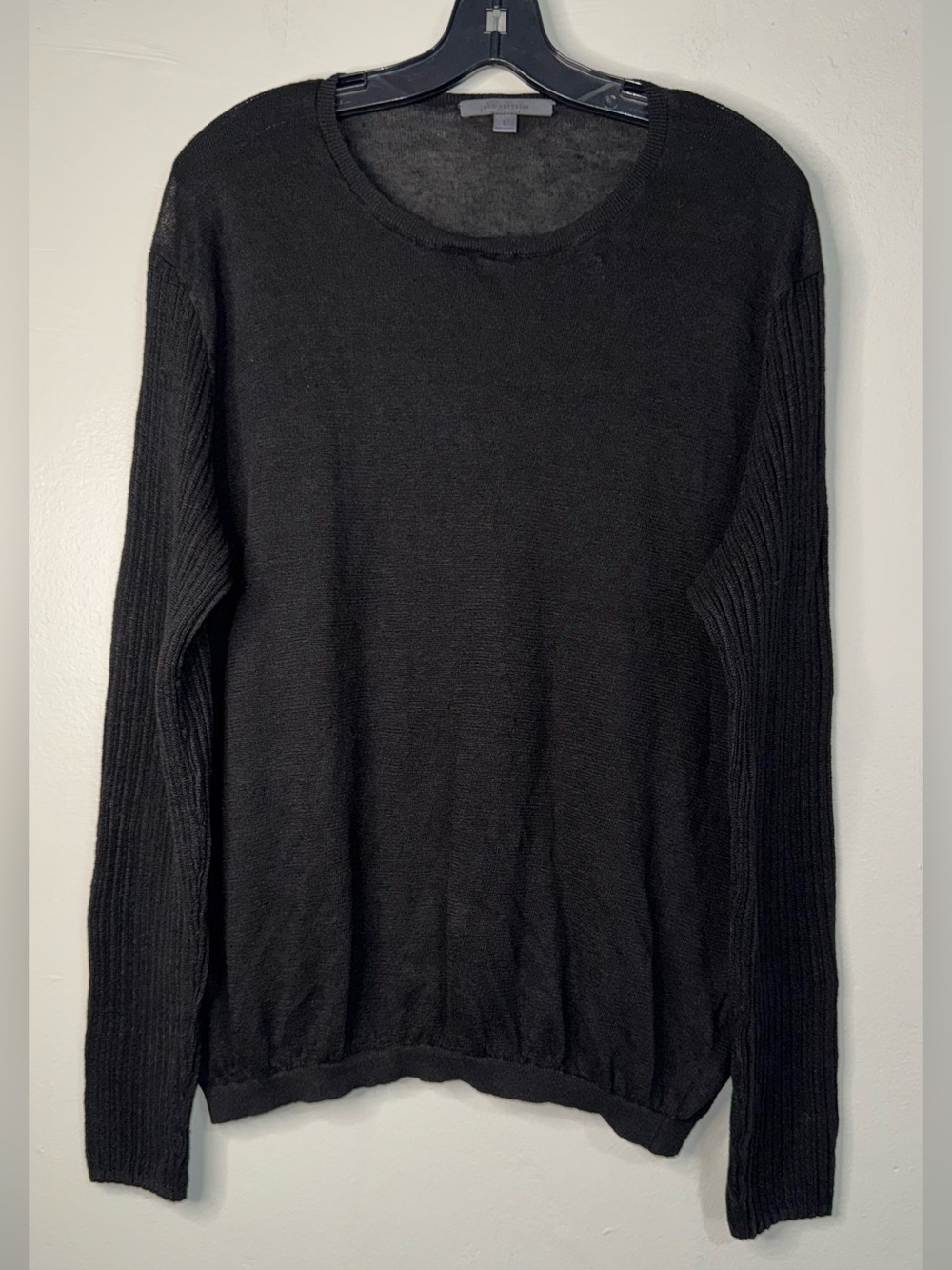 John Varvatos Charcoal Knit Sweater
